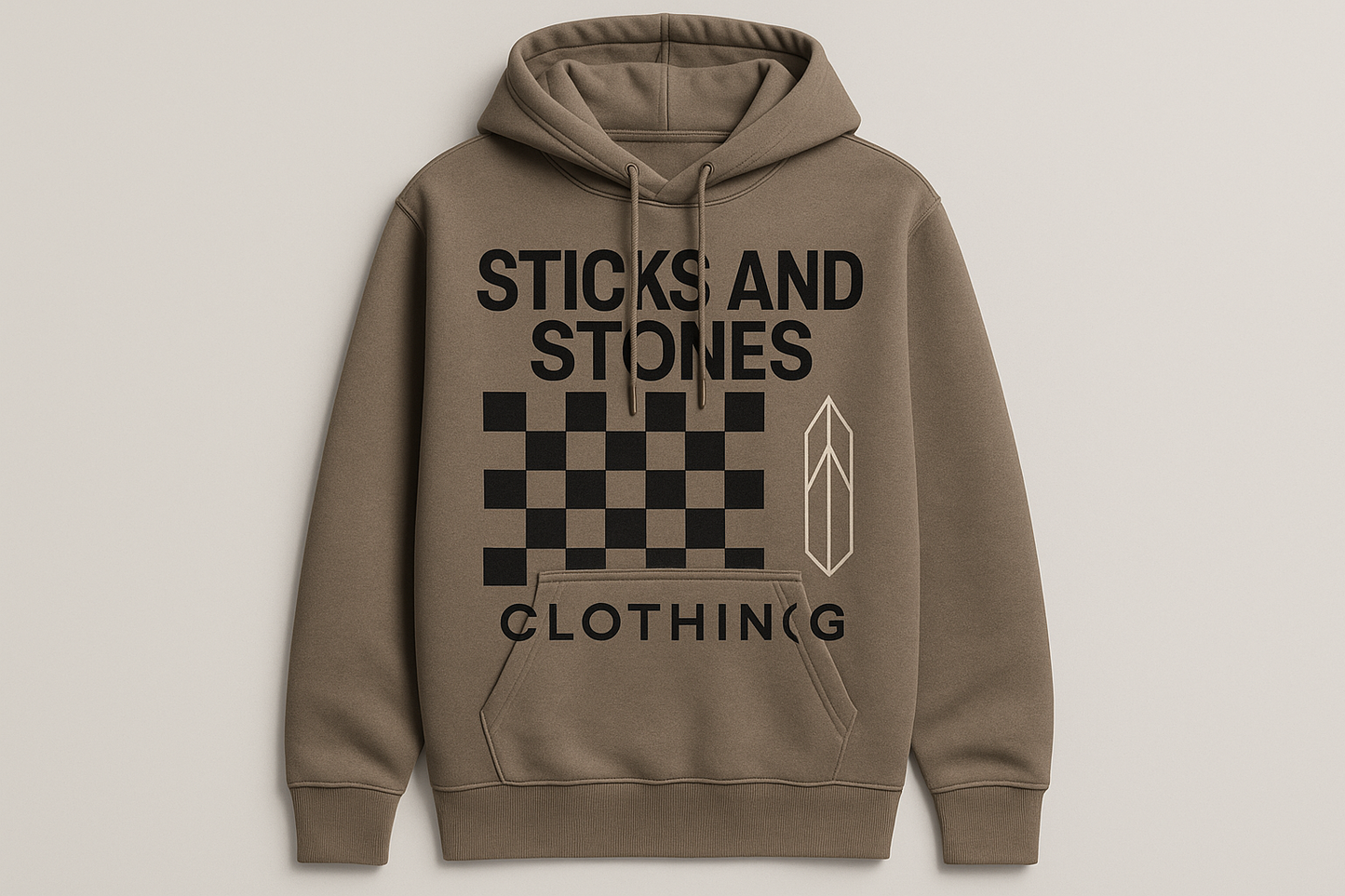 S&S Checked Hoodie