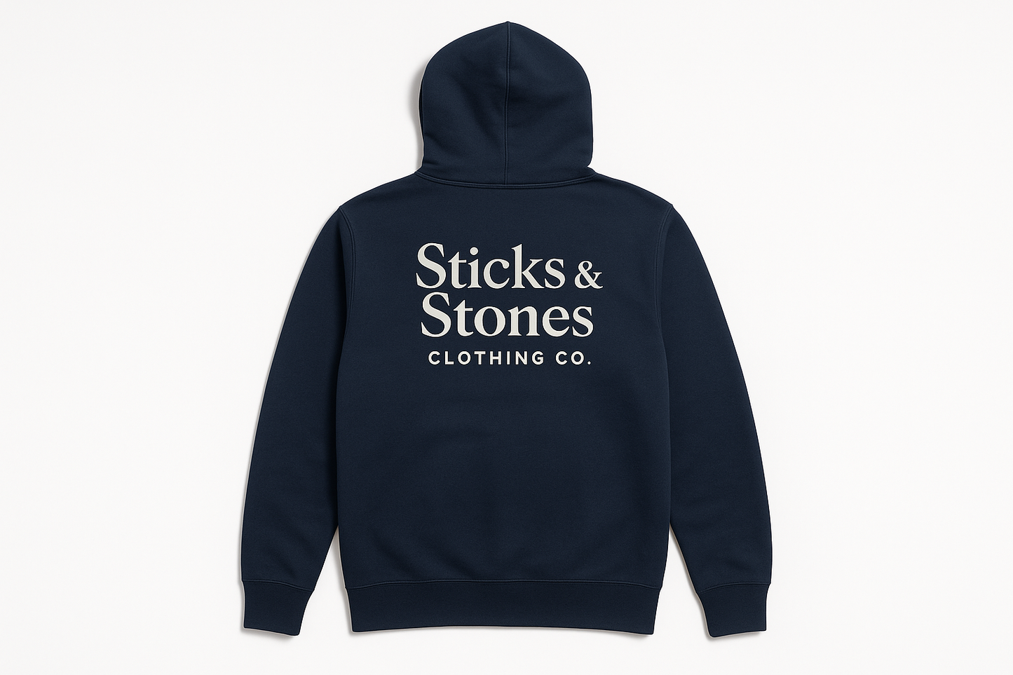 Sticks & Stones Clothing Co. Hoodie Back View